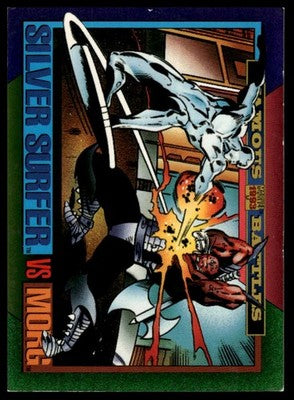 1993 SkyBox Marvel Universe #148 Silver Surfer / Morg