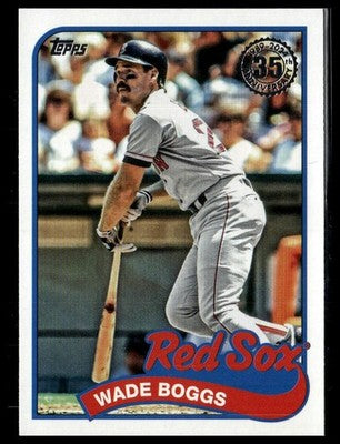 2024 Topps #89B-84 Wade Boggs 1989 Topps Baseball 35th Anniversary (Series One)