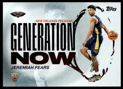 2025-26 Topps #GN-7 Jeremiah Fears Generation Now