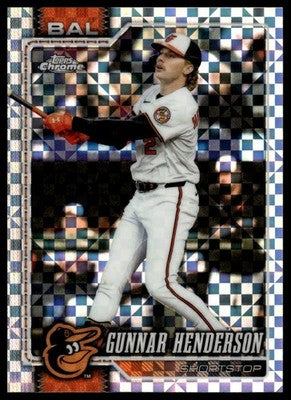 2026 Topps Chrome #153 Gunnar Henderson X-Fractors