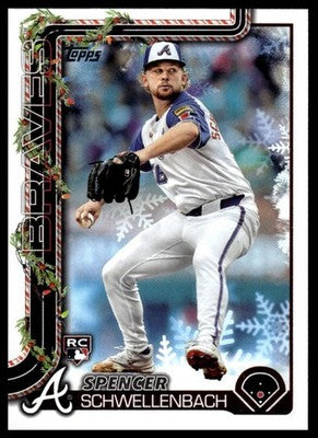 2025 Topps Holiday #H199 Spencer Schwellenbach