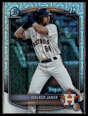 2025 Bowman #BCP-15 Walker Janek Chrome Prospects Mojo Refractor