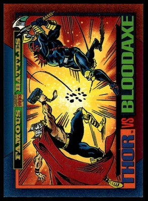 1993 SkyBox Marvel Universe #170 Thor / Bloodaxe