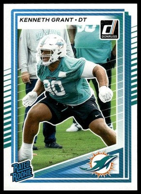 2025 Donruss #370 Kenneth Grant Press Proofs Yellow