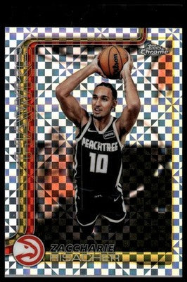2025-26 Topps Chrome Update #88 Zaccharie Risacher X-Fractor