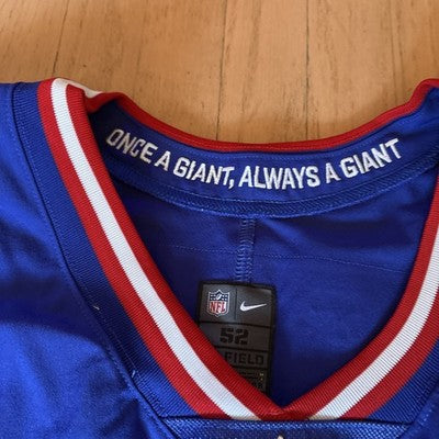 Saquon Barkley Nike Elite Vapor New York Giants Color Rush Authentic Jersey 52