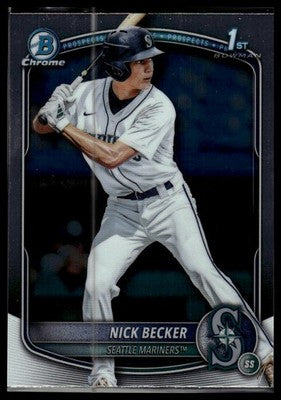 2025 Bowman Draft #BDC-100 Nick Becker Chrome
