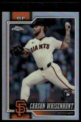 2026 Topps Chrome #142 Carson Whisenhunt