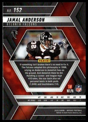 2025 Panini Mosaic #152 Jamal Anderson Mosaic