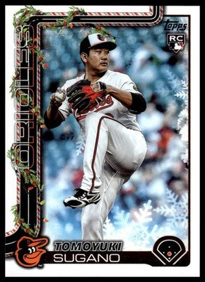 2025 Topps Holiday #H137 Tomoyuki Sugano