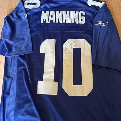Eli Manning Signed Auto Jersey New York Giants