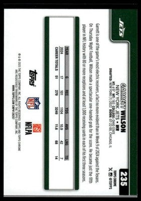 2025 Topps Chrome #235 Garrett Wilson