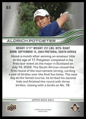 2026 Upper Deck #85 Aldrich Potgieter