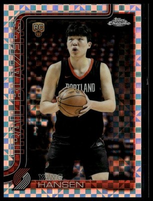 2025-26 Topps Chrome #266 Yang Hansen X-Fractors
