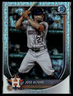 2025 Bowman #63 Jose Altuve Chrome Mojo Refractor