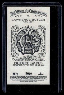 2025 Topps Allen & Ginter #NNO Lawrence Butler Mini No Number