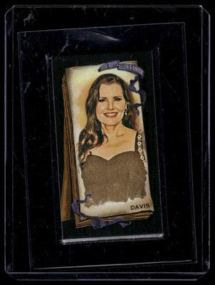 2026 Topps Allen & Ginter #179 Geena Davis Mini Black Border