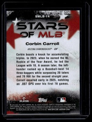 2026 Topps #SMLB-14 Corbin Carroll Stars of MLB