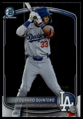 2025 Bowman Draft #BDC-111 Eduardo Quintero Chrome