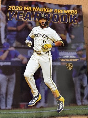 2026 Milwaukee Brewers Official Yearbook In Stock