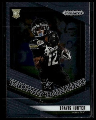 2025 Panini Prizm Draft Picks #20 Travis Hunter Trophy Hunting