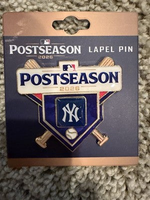 2026 New York Yankees MLB Postseason Pin ALDS Wild Card
