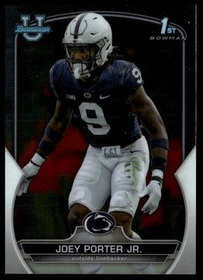 2022 Bowman University Chrome #79 Joey Porter Jr.