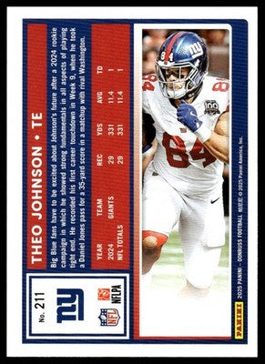 2025 Donruss #211 Theo Johnson