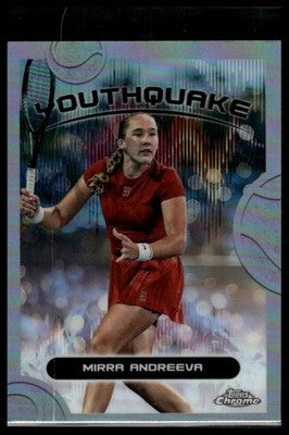 2025 Topps Chrome #YQE-9 Mirra Andreeva Youthquake