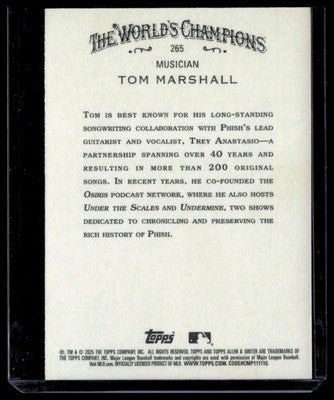 2025 Topps Allen & Ginter #265 Tom Marshall