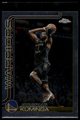 2025-26 Topps Chrome Update #98 Jonathan Kuminga