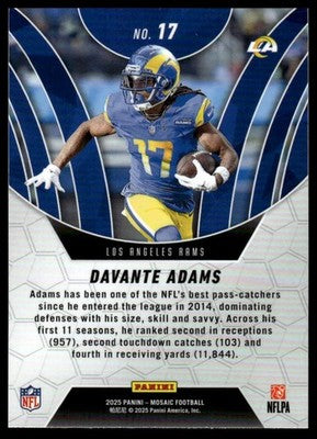 2025 Panini Mosaic #17 Davante Adams Elevate