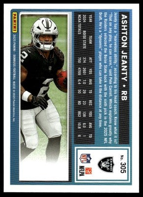 2025 Donruss #305 Ashton Jeanty Press Proofs Purple