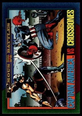 1993 SkyBox Marvel Universe #162 Captain America / Crossbones