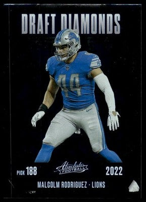 2025 Panini Absolute #DD-MRZ Malcolm Rodriguez Draft Diamonds
