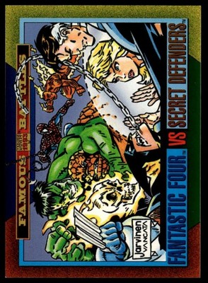 1993 SkyBox Marvel Universe #174 Fantastic Four / Secret Defenders