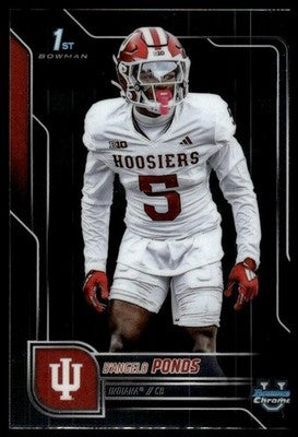 2025 Bowman University Chrome #104 D'Angelo Ponds
