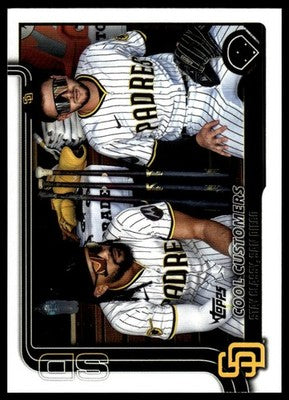 2025 Topps Update #US221 Cool Customers (Jackson Merrill / Fernando Tatis Jr.