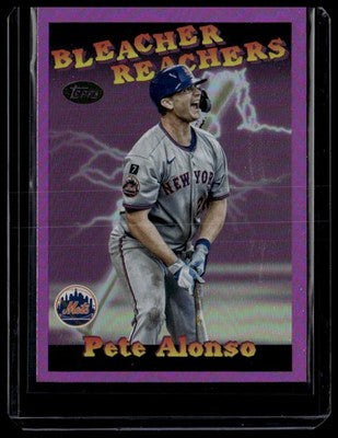 2025 Topps Update #BR-10 Pete Alonso Bleacher Reachers Pink Foil