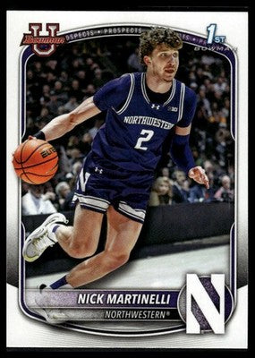 2025-26 Bowman #BPP-62 Nick Martinelli Prospects