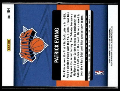 2024-25 Panini Revolution #164 Patrick Ewing Basketball Card New York Knicks