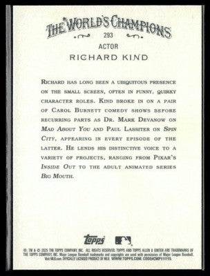 2025 Topps Allen & Ginter #293 Richard Kind