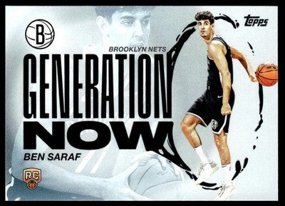 2025-26 Topps #GN-26 Ben Saraf Generation Now