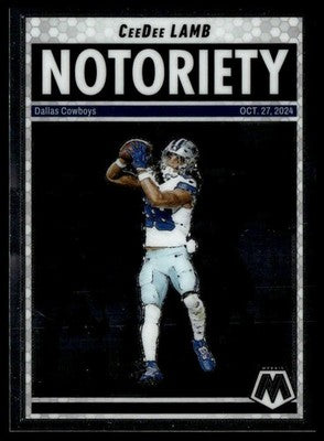 2025 Panini Mosaic #8 CeeDee Lamb Notoriety