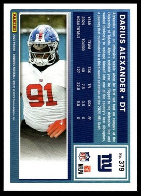 2025 Donruss #379 Darius Alexander