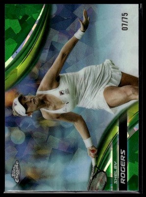 2025 Topps Chrome Sapphire Edition #259 Shelby Rogers Green Sapphire #/75