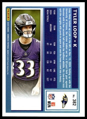 2025 Donruss #382 Tyler Loop Press Proofs Yellow