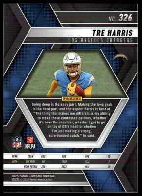 2025 Panini Mosaic #326 Tre Harris