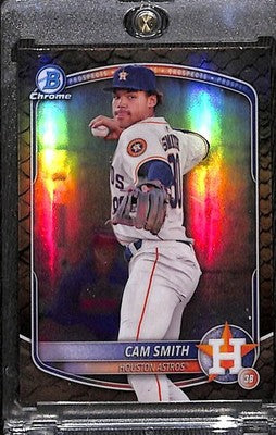 2025 Bowman #BCP-48 Cam Smith Chrome Prospects Reptilian Refractor