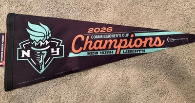 2026 New York Liberty WNBA Commissioners Cup Champions Pennant